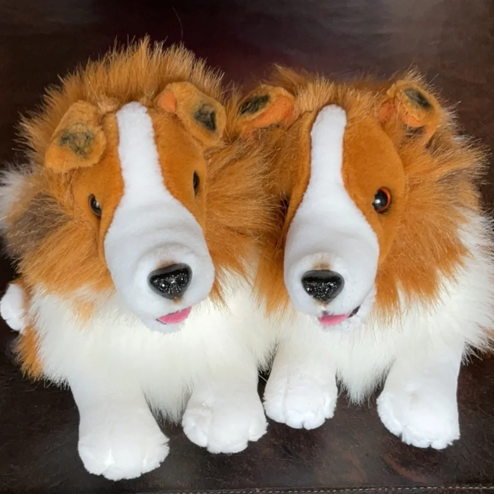 2 Collectible Vintage Lassie 15 “ by Dakin